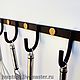 Order Kitchen hanger with 5 hooks. Welding and Forging. Livemaster. . Clothes Hangers and Hooks Фото №3
