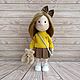 Текстильная кукла с дополнительной одеждой. Тыквоголовка. Vera's dolls. Ярмарка Мастеров.  Фото №5
