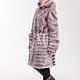 Abrigos de piel: Abrigo de piel de Mouton gris. Fur Coats. Kids fur coat. Интернет-магазин Ярмарка Мастеров.  Фото №2