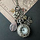 Vintage-style pendant watch, a gift for March 8, Spring, Watch medallion, Tyumen,  Фото №1