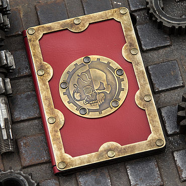 Сумки ручной работы. Ярмарка Мастеров - ручная работа Обложка на паспорт Warhammer 40000 Механикус. Handmade.
