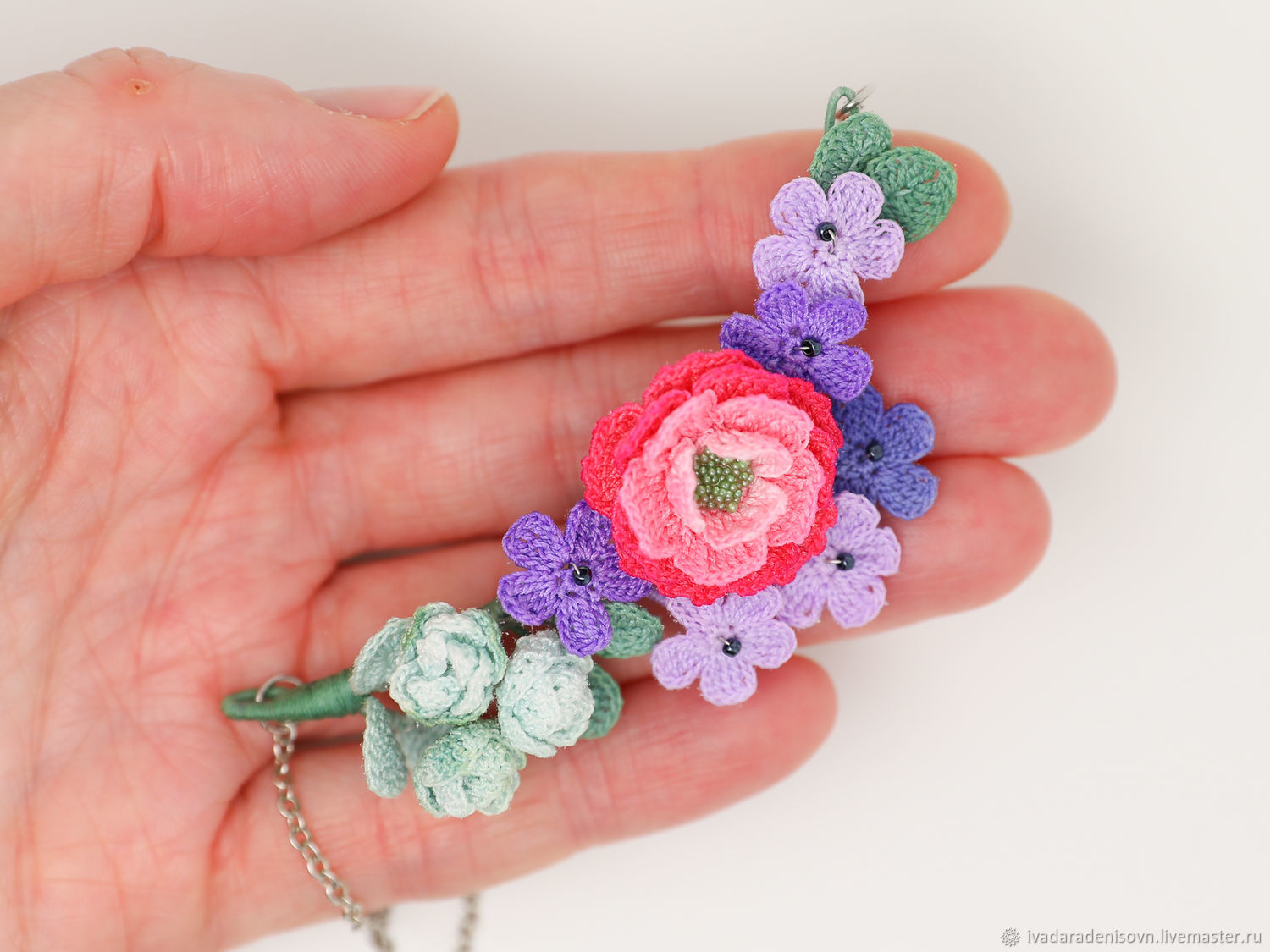 Crochet Flowers фиалка