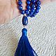 Muslim rosary made of Afghan lapis lazuli and silver 925 99 beads. Rosary. marusjy. My Livemaster. Фото №6
