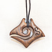 Украшения handmade. Livemaster - original item Pendant-Amulet made of wood 