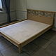 Country bed made of solid oak. Bed. Beautiful handcrafted furniture (7208327). Online shopping on My Livemaster.  Фото №2