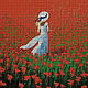 Order embroidery kit: ON THE POPPY FIELD. Beaded embroidery from Laura. Livemaster. . Embroidery kits Фото №3