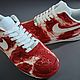 Кроссовки Nike Air Force 1, кастом, унисекс, ручная роспись. Кроссовки. Olgavolgoart. Роспись одежды и обуви. Кастом. Ярмарка Мастеров.  Фото №14