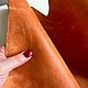 Растишка Maya Orange 1.2-1.4мм, Италия. Кожа. Дарья. Ярмарка Мастеров.  Фото №4