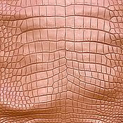 Материалы для творчества handmade. Livemaster - original item Crocodile skin, dense dressing, matte surface!. Handmade.