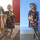 Same dress for the girl and her doll. Dresses. DECORYULECHKA. Интернет-магазин Ярмарка Мастеров.  Фото №2