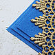 Felt base for embroidery 15/15 cm Blue thickness 1 mm. Felts. agraf. Online shopping on My Livemaster.  Фото №2