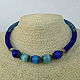  beaded necklace with cat eye beads, Necklace, Odintsovo,  Фото №1