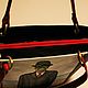 Сумка женская кожаная черная красная Магритт. Классическая сумка. Авторские кожаные сумки из Италии. Ярмарка Мастеров.  Фото №4