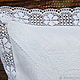Order Pillow case linen 42/42 No. №9 decorative. flax&lace. Livemaster. . Pillow Фото №3
