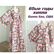 Винтаж handmade. Livemaster - original item Hippie Dress, Gunne Sax, USA, ,60s, Boho, Small size. Handmade.