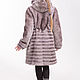 Order Coats: Grey mouton fur coat. Kids fur coat. Livemaster. . Fur Coats Фото №3