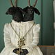interior doll: A two-headed goat in a white dress. Interior doll. Irina Sayfiydinova (textileheart). My Livemaster. Фото №5