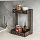 Order Dark oak bookcase with curly elements. Foksvudrus. Livemaster. . Shelves Фото №3