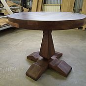 Для дома и интерьера handmade. Livemaster - original item Round dining table 1000 mm oak. Handmade.