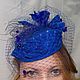 Hat of soft blue felt the Violet of Montmartre, Hats1, Novosibirsk,  Фото №1