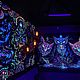 Wall decor Psychedelic art Home painting Owls Horizont. Decor. anahart. My Livemaster. Фото №5