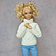 A sweater for a Barbie doll, Clothes for dolls, Moscow,  Фото №1
