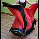 Training Gypsy skirt ' Red and black'. Suits. devi-dance (Devi-Dance). Online shopping on My Livemaster.  Фото №2