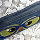 Order Glasses case textile Owl. Tera. Bags and backpacks with embr. Livemaster. . Eyeglass case Фото №3
