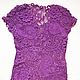 Knitted dress ' Lace extravaganza', Dresses, Stary Oskol,  Фото №1