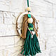 Order Macrame doll. Angel in the ring green dress. Textile Shop Natalya. Livemaster. . Interior elements Фото №3