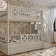 Кровать в стиле прованс с открываемой панелью, Мебель для детской, Москва,  Фото №1