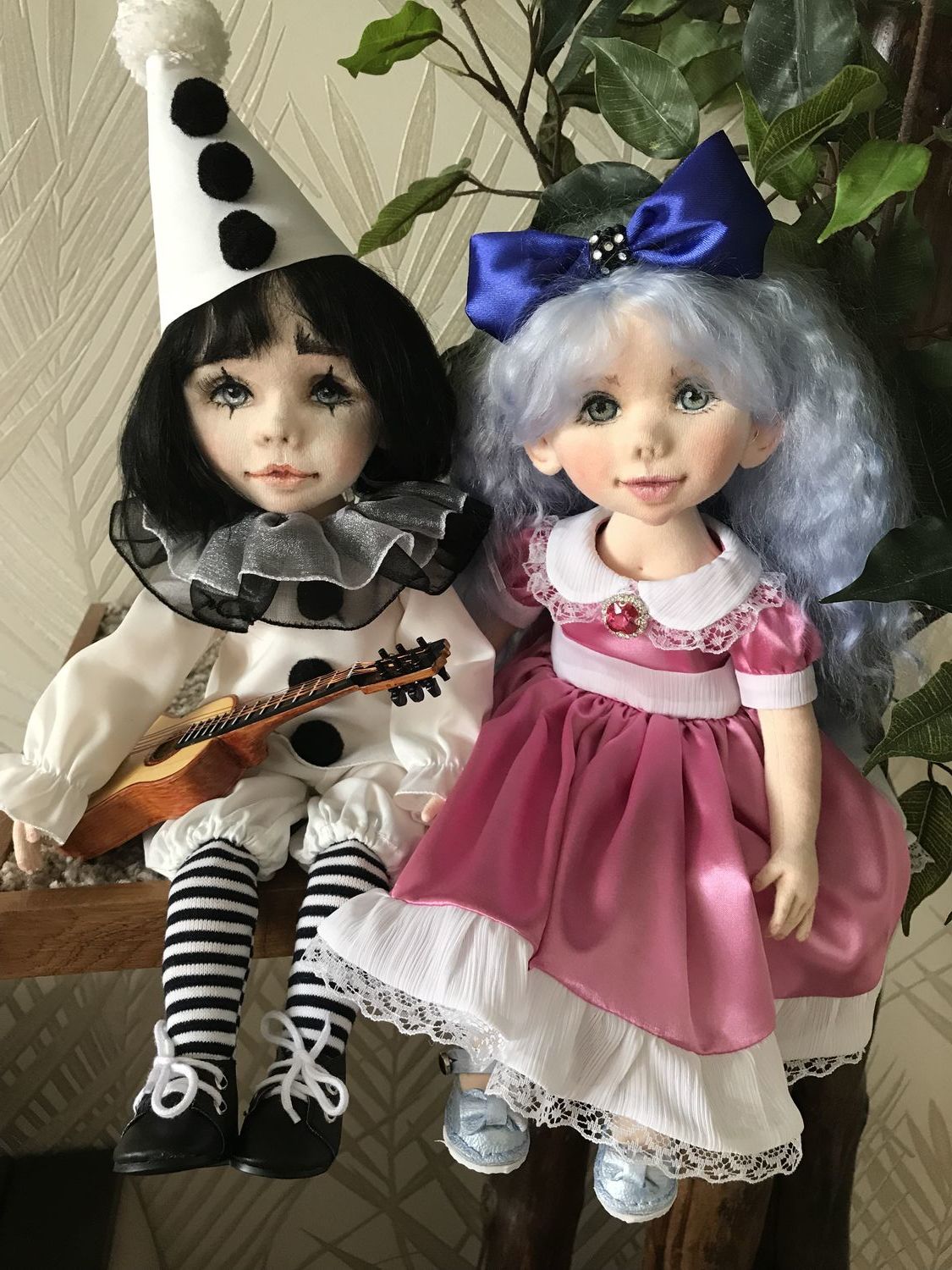 Мальвина и Пьеро куклы