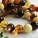 Beads from the Baltic amber,  Colors of autumn. Necklace. Mark Amberstein, sale amber products. My Livemaster. Фото №5