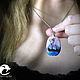Murano glass pendant sea ' I Want to go to the sea'. Pendant. Diana Glass / Diana Anikeeva. My Livemaster. Фото №6