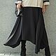 Black skirt with floor-length corners. Skirts. natali. Online shopping on My Livemaster.  Фото №2