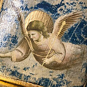 Икона Спас Синайский Христос ручная работа деревянная  модерн икона