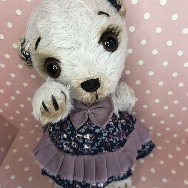 Куклы и игрушки ручной работы. Ярмарка Мастеров - ручная работа Мишка Тедди Пломбирчик. Handmade.