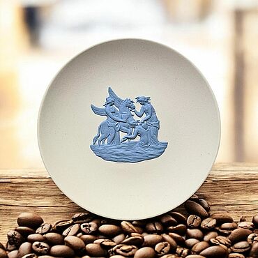 Винтаж ручной работы. Ярмарка Мастеров - ручная работа Винтаж: Wedgwood Jasperware редкое блюдце для украшений/мелочница/тарелочка. Handmade.