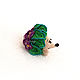 Handmade toys. Violet! Collection ' Flower hedgehogs!'. Stuffed Toys. Cross stitch and beads!. My Livemaster. Фото №5