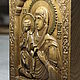 Carved icon of the mother of God 'troeruchitsa', solid oak. Icons. SOFIWOOD. Online shopping on My Livemaster.  Фото №2