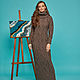 Winter Long Brown Knitted Dress. Dresses. SHAPAR - knitting clothes. My Livemaster. Фото №5