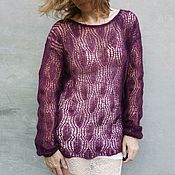 Одежда handmade. Livemaster - original item Spiderweb kidmocher sweater. Handmade.