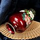 Винтаж: Интерьерная ВАЗА  КЛУАЗОНЕ - CLOISONNE Ручная работа   Япония. Вазы винтажные. Чердак дяди Рико. Интернет-магазин Ярмарка Мастеров.  Фото №2