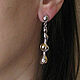 Long earrings, bicolor earrings, hanging earrings, wand earrings. Earrings. Irina Moro. Online shopping on My Livemaster.  Фото №2