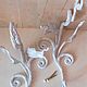 Wrought iron bracket 'Twig'. Interior elements. Forged Art. My Livemaster. Фото №5