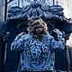 Джинсовая куртка с принтом Кастомизация Кастом Роспись одежды. Куртки. Наталья Ридная. NataliaDenimArt. Ярмарка Мастеров.  Фото №4