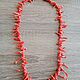 Necklace made of natural Italian coral with 925 sterling silver. Beads2. marusjy. Online shopping on My Livemaster.  Фото №2