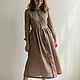 Order Copy of Linen dress loose fit. the.zhenya. Livemaster. . Dresses Фото №3
