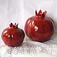 Vase 'Pomegranate'. Vases. author's ceramics. My Livemaster. Фото №5