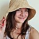 Шляпа "Одри" полями вниз из рафии. Шляпы. jute_moments/by Nadin Shcherbakova. Ярмарка Мастеров.  Фото №4